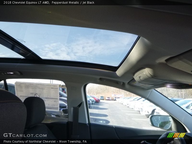 Pepperdust Metallic / Jet Black 2018 Chevrolet Equinox LT AWD