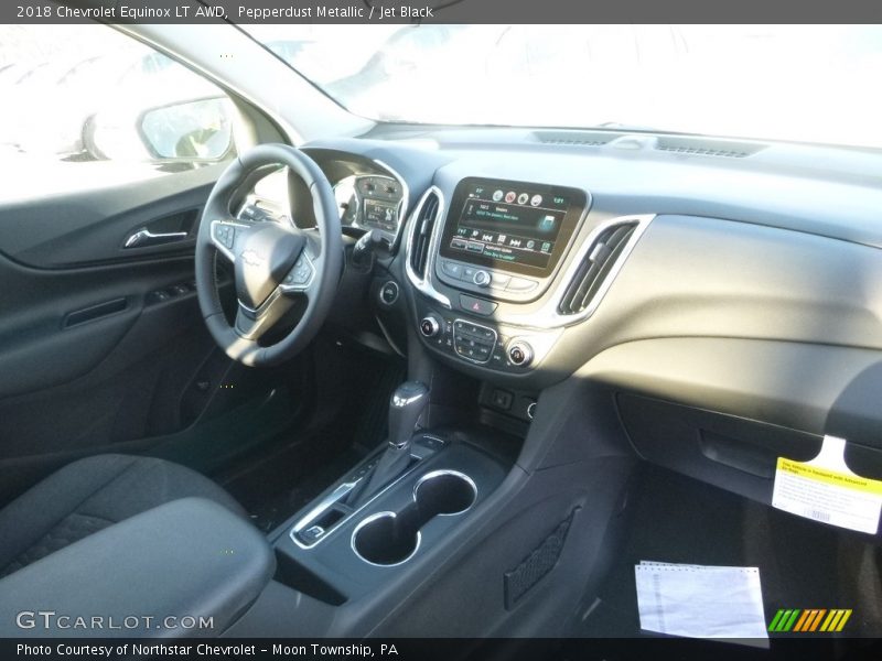Pepperdust Metallic / Jet Black 2018 Chevrolet Equinox LT AWD