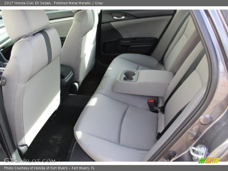 Polished Metal Metallic / Gray 2017 Honda Civic EX Sedan