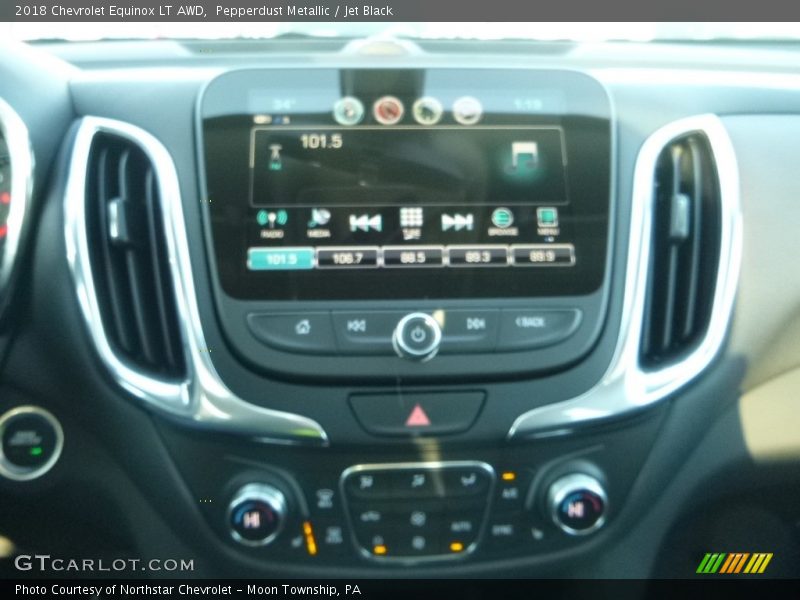 Pepperdust Metallic / Jet Black 2018 Chevrolet Equinox LT AWD
