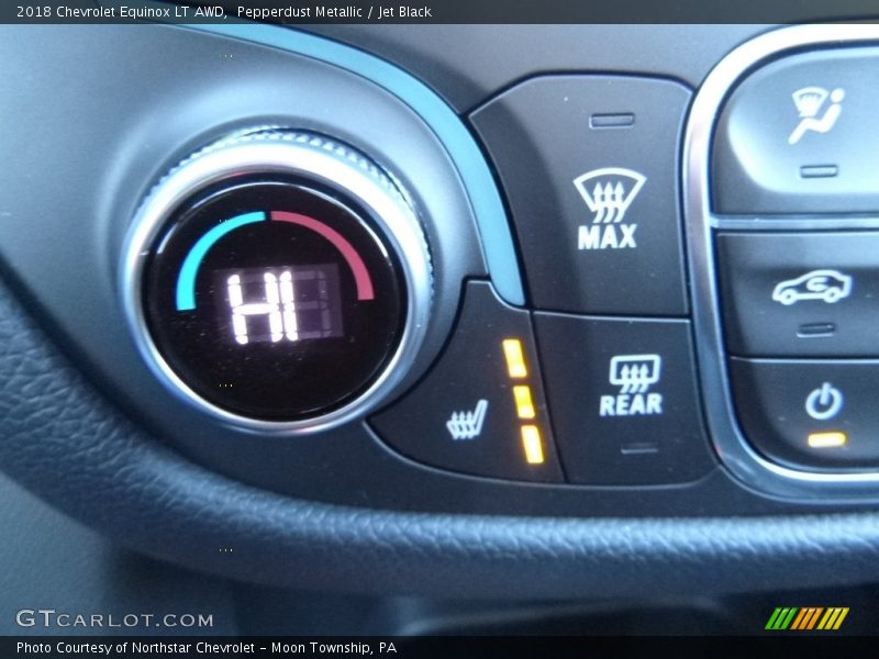 Pepperdust Metallic / Jet Black 2018 Chevrolet Equinox LT AWD