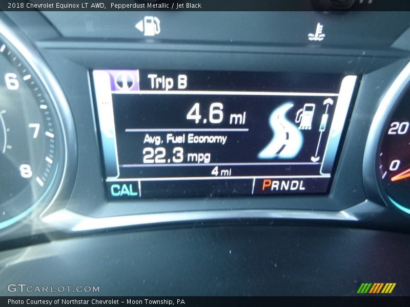 Pepperdust Metallic / Jet Black 2018 Chevrolet Equinox LT AWD