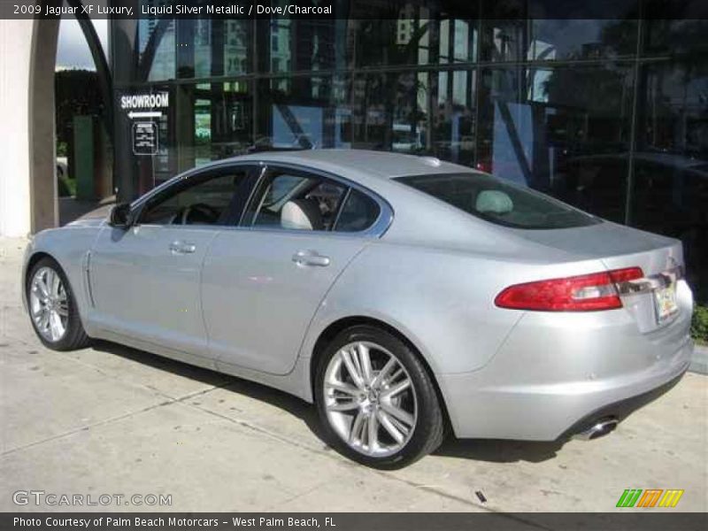 Liquid Silver Metallic / Dove/Charcoal 2009 Jaguar XF Luxury