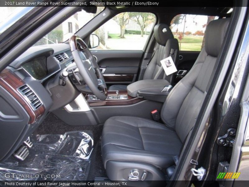 Santorini Black Metallic / Ebony/Ebony 2017 Land Rover Range Rover Supercharged