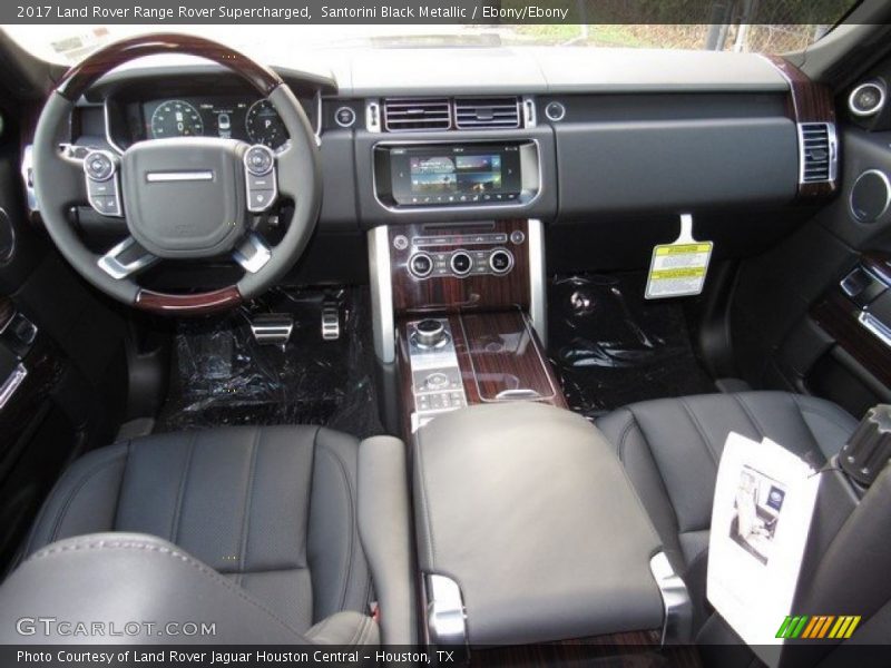 Santorini Black Metallic / Ebony/Ebony 2017 Land Rover Range Rover Supercharged