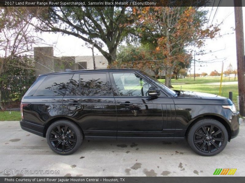 Santorini Black Metallic / Ebony/Ebony 2017 Land Rover Range Rover Supercharged