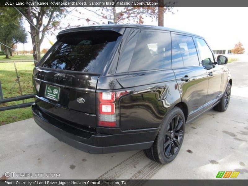Santorini Black Metallic / Ebony/Ebony 2017 Land Rover Range Rover Supercharged