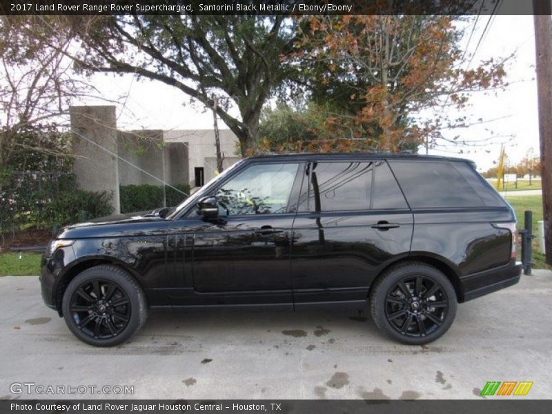 Santorini Black Metallic / Ebony/Ebony 2017 Land Rover Range Rover Supercharged