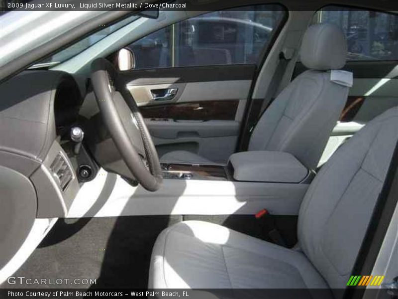 Liquid Silver Metallic / Dove/Charcoal 2009 Jaguar XF Luxury