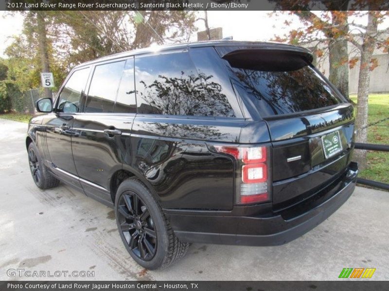 Santorini Black Metallic / Ebony/Ebony 2017 Land Rover Range Rover Supercharged