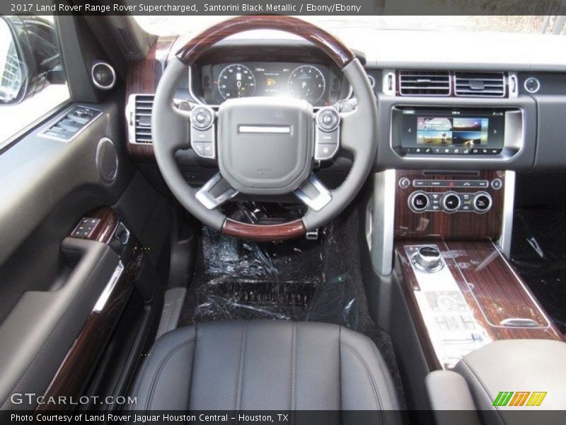 Santorini Black Metallic / Ebony/Ebony 2017 Land Rover Range Rover Supercharged
