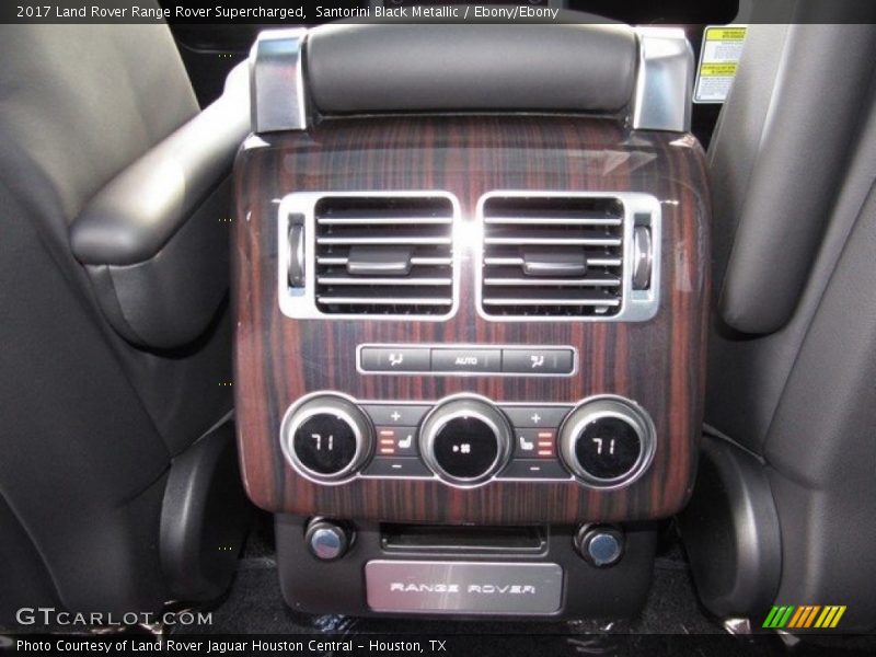 Santorini Black Metallic / Ebony/Ebony 2017 Land Rover Range Rover Supercharged