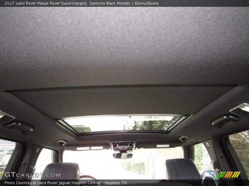 Santorini Black Metallic / Ebony/Ebony 2017 Land Rover Range Rover Supercharged