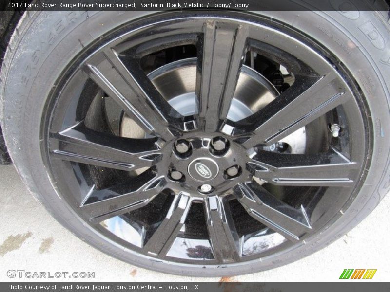 Santorini Black Metallic / Ebony/Ebony 2017 Land Rover Range Rover Supercharged