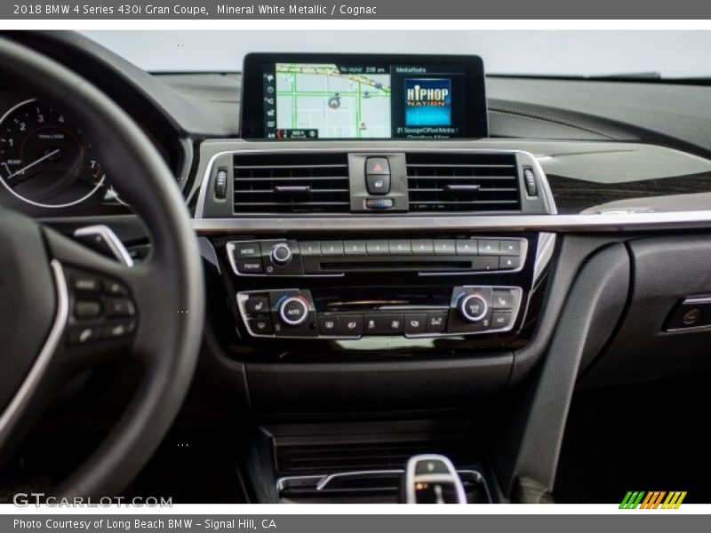 Mineral White Metallic / Cognac 2018 BMW 4 Series 430i Gran Coupe