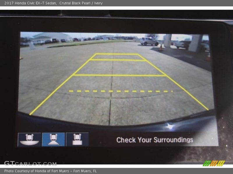 Crystal Black Pearl / Ivory 2017 Honda Civic EX-T Sedan