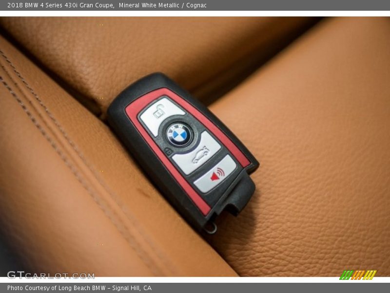 Mineral White Metallic / Cognac 2018 BMW 4 Series 430i Gran Coupe