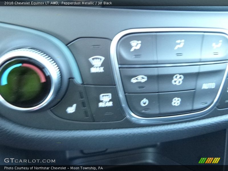 Pepperdust Metallic / Jet Black 2018 Chevrolet Equinox LT AWD