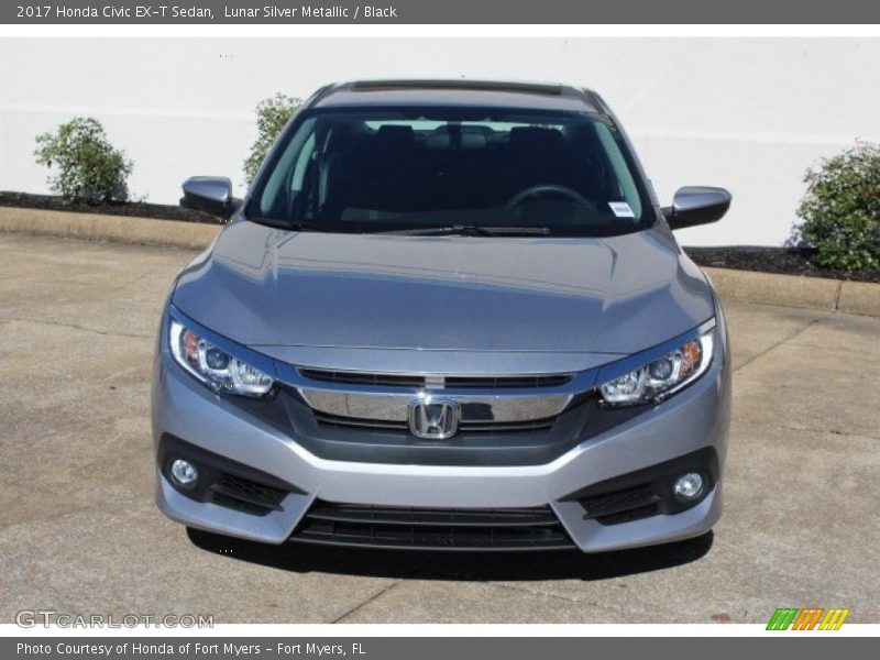 Lunar Silver Metallic / Black 2017 Honda Civic EX-T Sedan