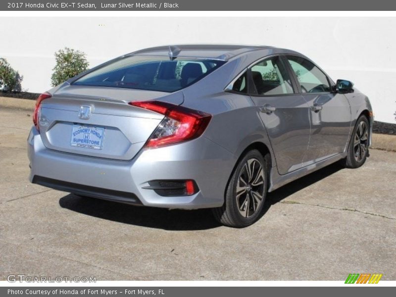 Lunar Silver Metallic / Black 2017 Honda Civic EX-T Sedan