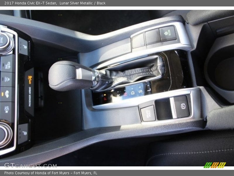 Lunar Silver Metallic / Black 2017 Honda Civic EX-T Sedan