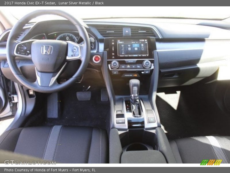 Lunar Silver Metallic / Black 2017 Honda Civic EX-T Sedan