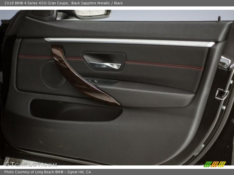 Black Sapphire Metallic / Black 2018 BMW 4 Series 430i Gran Coupe
