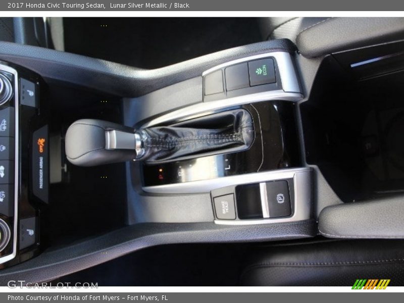 Lunar Silver Metallic / Black 2017 Honda Civic Touring Sedan