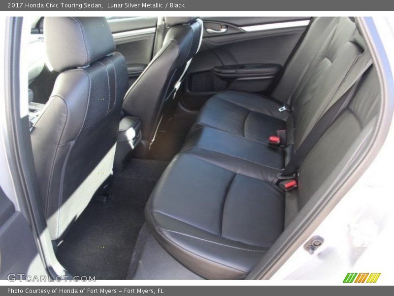 Lunar Silver Metallic / Black 2017 Honda Civic Touring Sedan