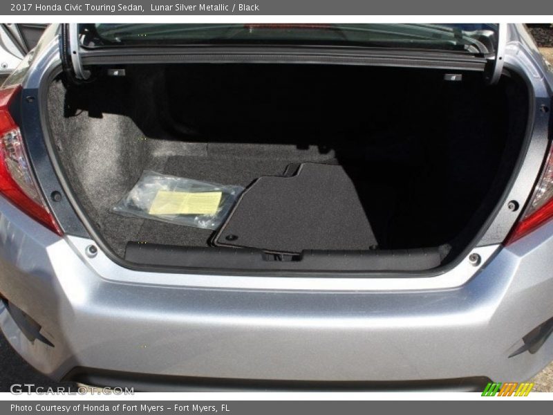 Lunar Silver Metallic / Black 2017 Honda Civic Touring Sedan