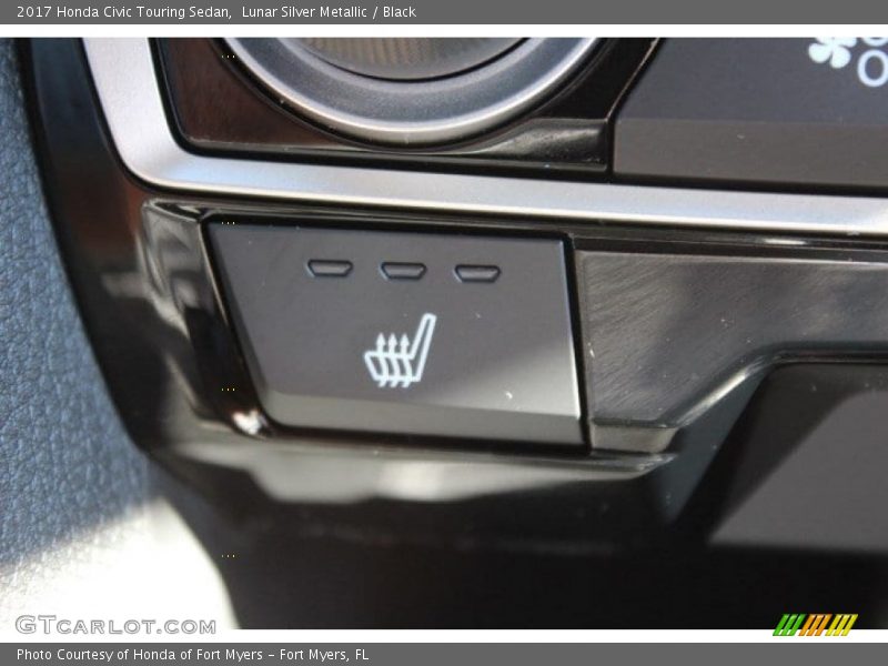 Lunar Silver Metallic / Black 2017 Honda Civic Touring Sedan