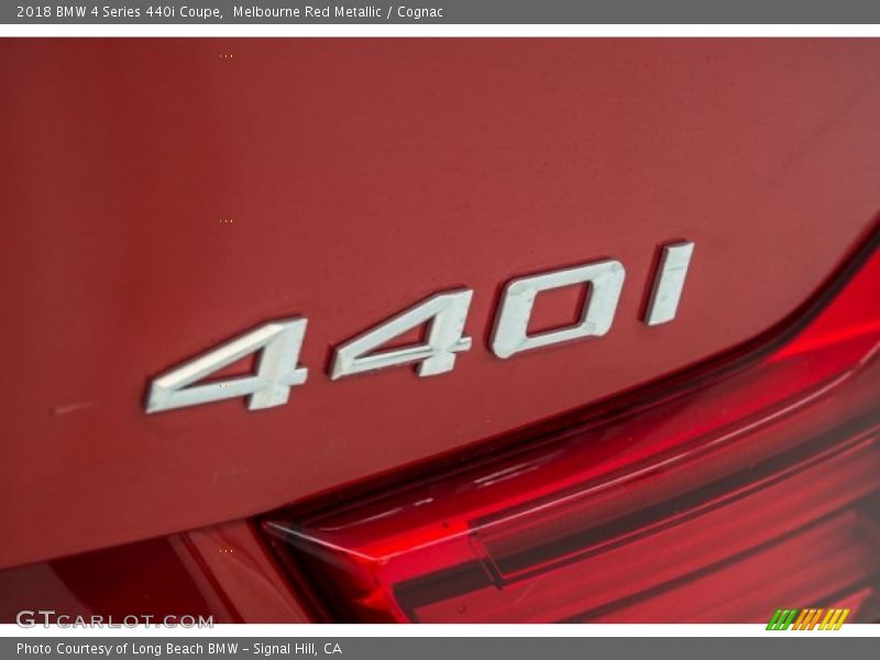 Melbourne Red Metallic / Cognac 2018 BMW 4 Series 440i Coupe