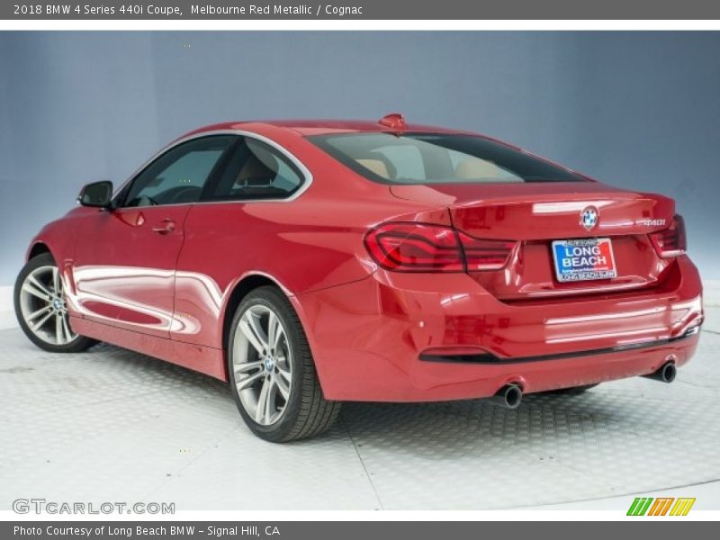 Melbourne Red Metallic / Cognac 2018 BMW 4 Series 440i Coupe