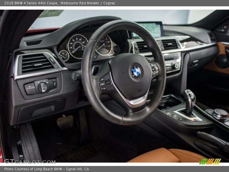 Melbourne Red Metallic / Cognac 2018 BMW 4 Series 440i Coupe