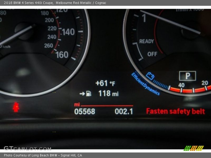 Melbourne Red Metallic / Cognac 2018 BMW 4 Series 440i Coupe