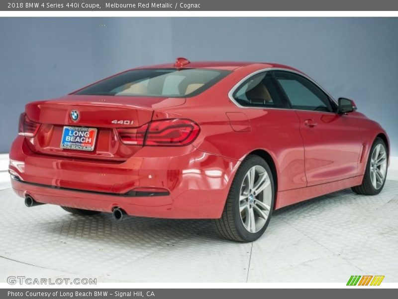 Melbourne Red Metallic / Cognac 2018 BMW 4 Series 440i Coupe