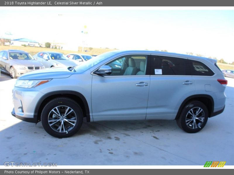 Celestial Silver Metallic / Ash 2018 Toyota Highlander LE