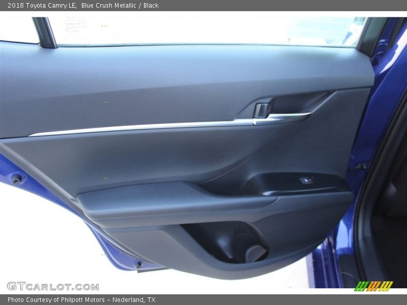 Blue Crush Metallic / Black 2018 Toyota Camry LE