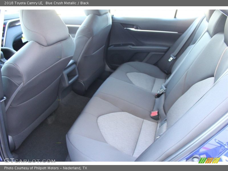 Blue Crush Metallic / Black 2018 Toyota Camry LE
