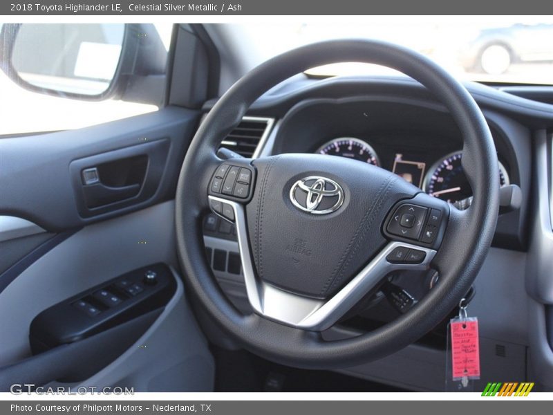  2018 Highlander LE Steering Wheel