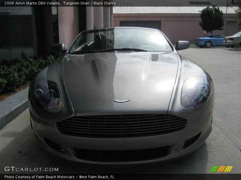 Tungsten Silver / Black Cherry 2006 Aston Martin DB9 Volante