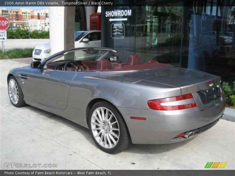 Tungsten Silver / Black Cherry 2006 Aston Martin DB9 Volante