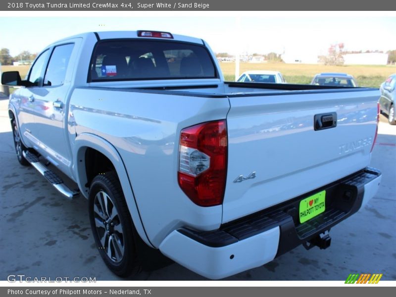 Super White / Sand Beige 2018 Toyota Tundra Limited CrewMax 4x4