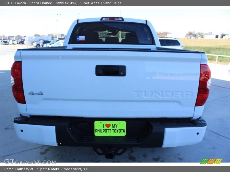Super White / Sand Beige 2018 Toyota Tundra Limited CrewMax 4x4