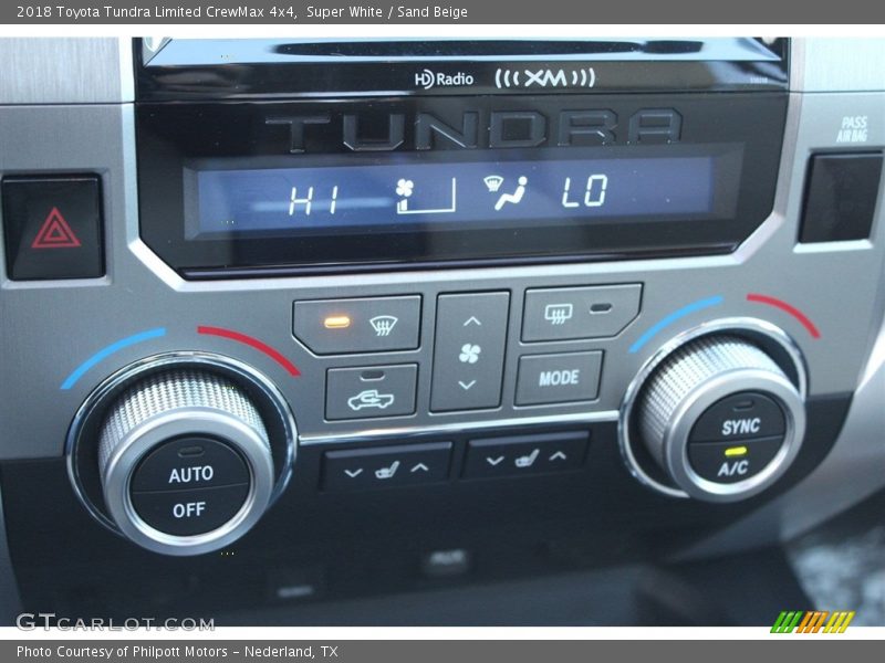 Super White / Sand Beige 2018 Toyota Tundra Limited CrewMax 4x4