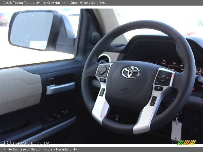 Super White / Sand Beige 2018 Toyota Tundra Limited CrewMax 4x4
