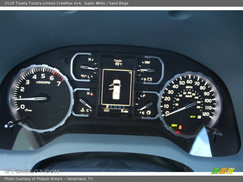 Super White / Sand Beige 2018 Toyota Tundra Limited CrewMax 4x4