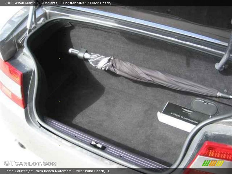 Tungsten Silver / Black Cherry 2006 Aston Martin DB9 Volante
