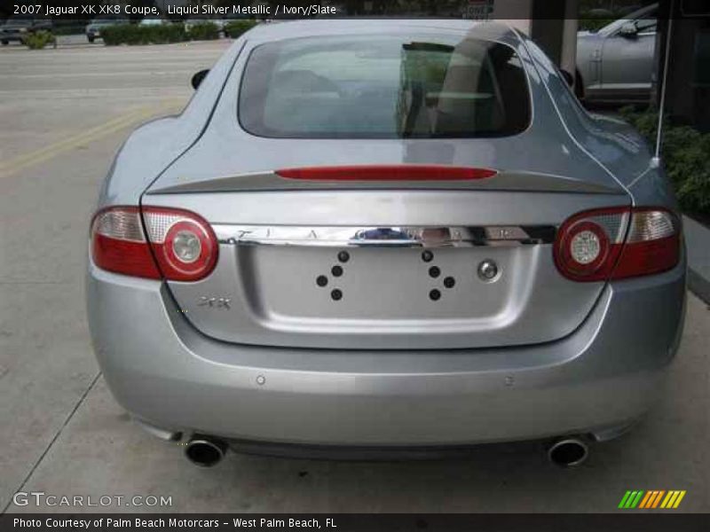 Liquid Silver Metallic / Ivory/Slate 2007 Jaguar XK XK8 Coupe