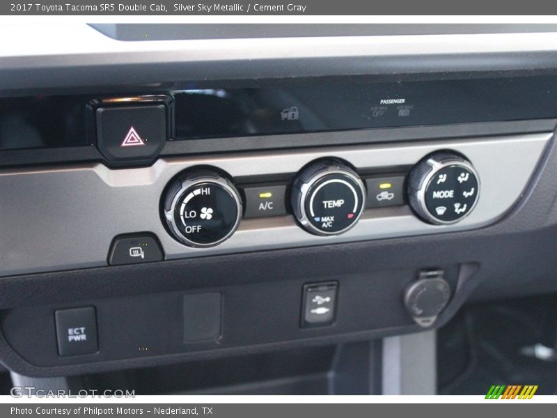 Silver Sky Metallic / Cement Gray 2017 Toyota Tacoma SR5 Double Cab